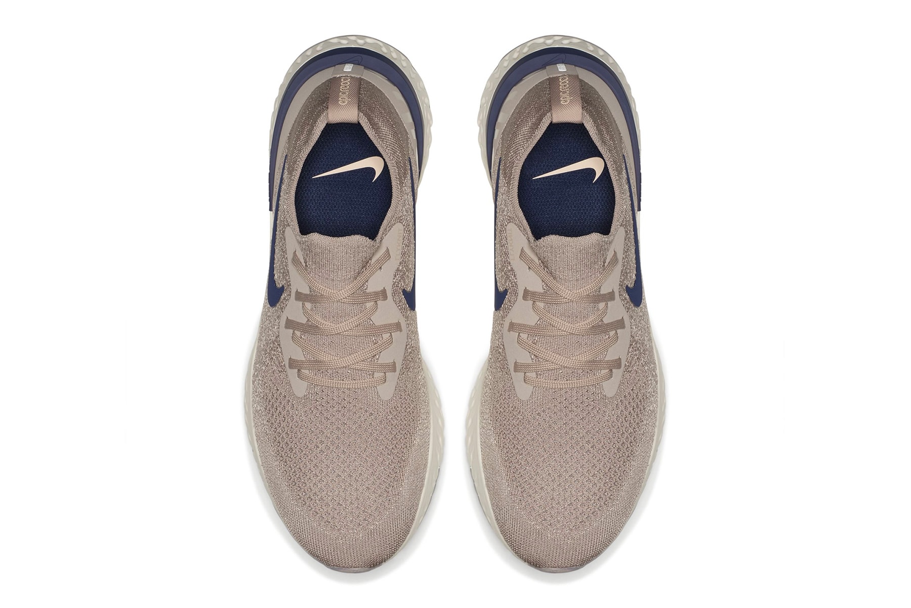 Nike Epic React Flyknit "Tan/Navy" Colorway release date first look price beige blue neutral sneaker