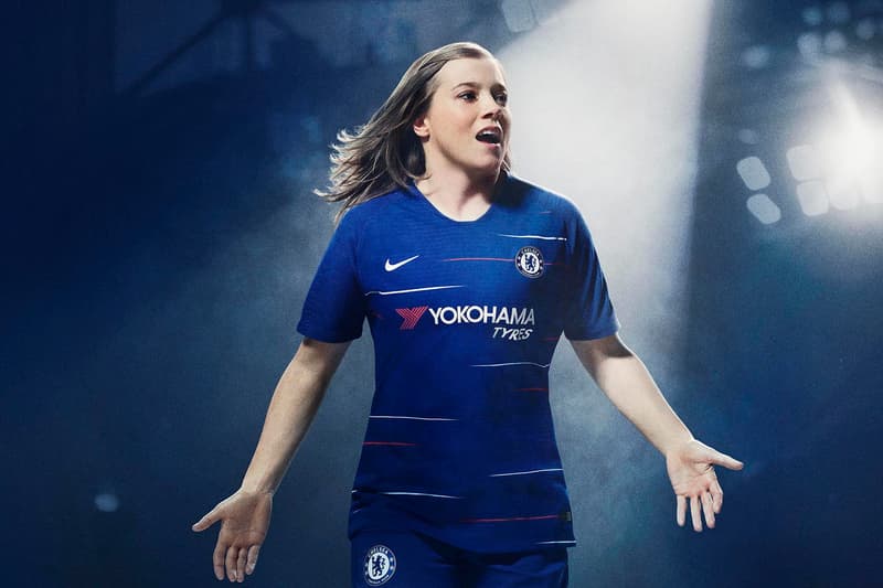 Nike Football Chelsea 2019 Home Kits Eden Hazard Willian EPL English Premier League Victor Moses Zlatan Ibrahimovic Visa 2018 World Cup