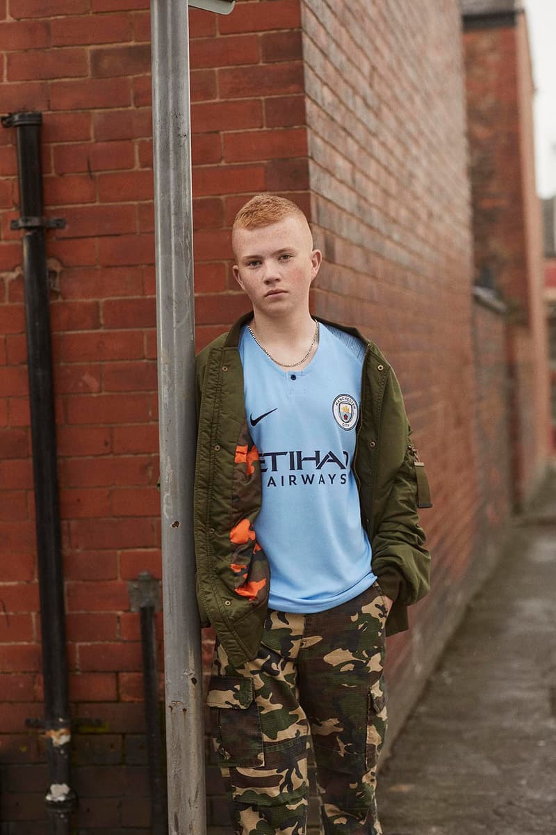 Nike Football Manchester City 2019 Home Kits Etihad Airways Leroy Sané Kevin de Bruyne Raheem Sterling