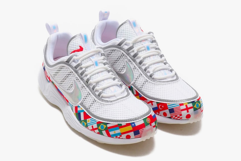 Nike Air Max Plus Air Max 90 Air Zoom Spiridon Flag Pack Detailed Look international flags countries white sneakers release date