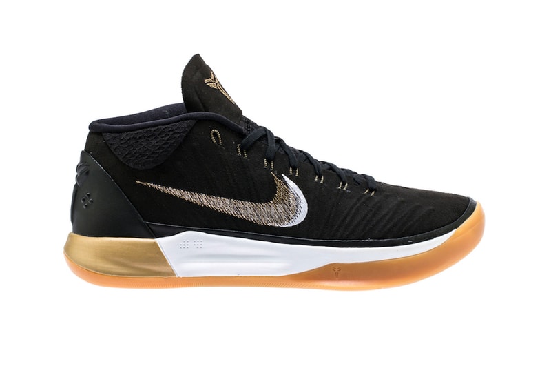 Nike Kobe A.D. Mid Black Gold Gum Release info kobe bryant sneakers footwear