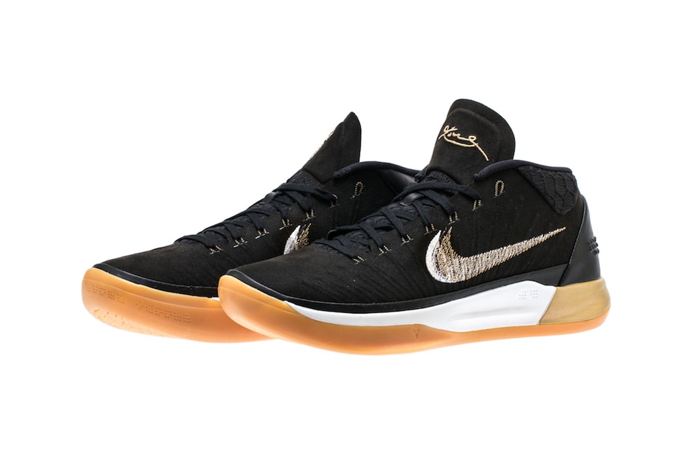Nike Kobe A.D. Mid Black Gold Gum Release info kobe bryant sneakers footwear