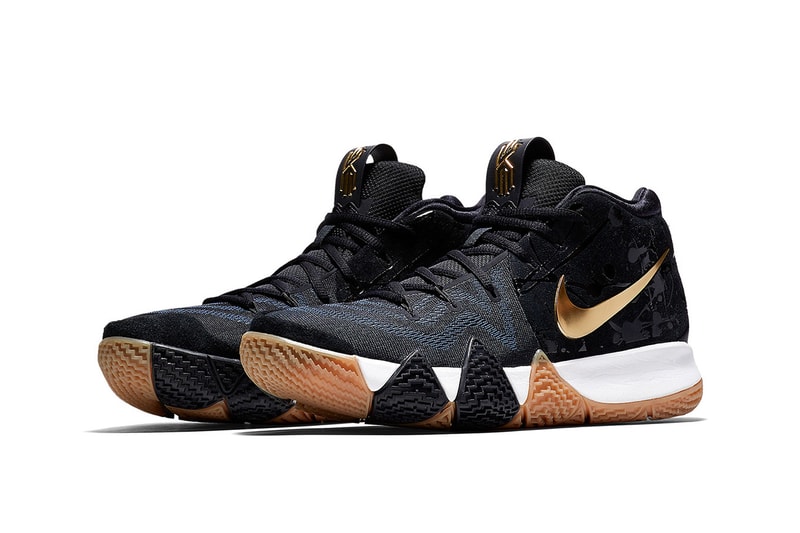 Nike Kyrie 4 Pitch Blue Metallic Gold footwear 2018 may nike basketball kyrie irving