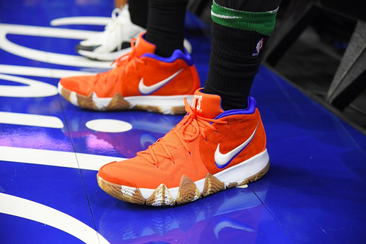 Nike Kyrie 4 Wheaties Jayson Tatum on feet NBA basketball boston celtics court release date