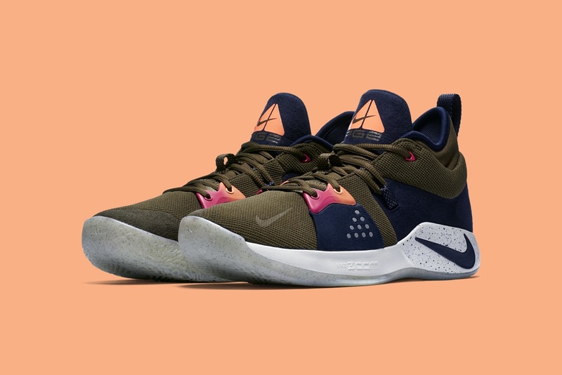 Nike PG2 ACG paul george olive canvas obsidian light silver june 1 2018 release date info drop sneakers shoes footwear