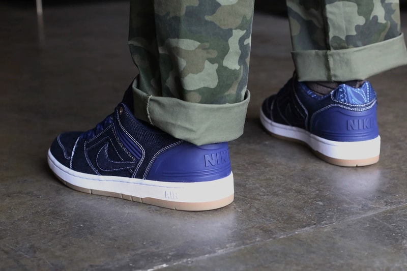 Nike SB Air Force 2 Dunk Low Rivals Denim Pack Release Date Biggie Tupac