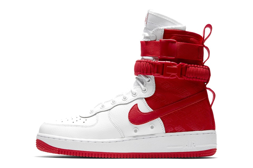 Nike SF Air Force 1 High White University Red for Men