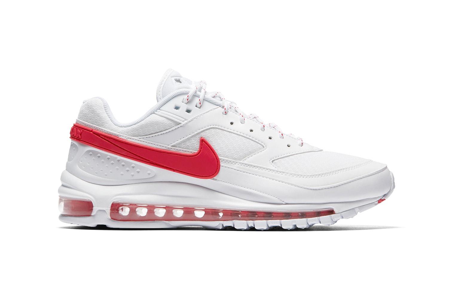 Skepta x Nike Air Max 97 Classic BW Collaboration Closer Look Official Look END. Hybrid Red Blue White Release Information Price Register Raffle Details
