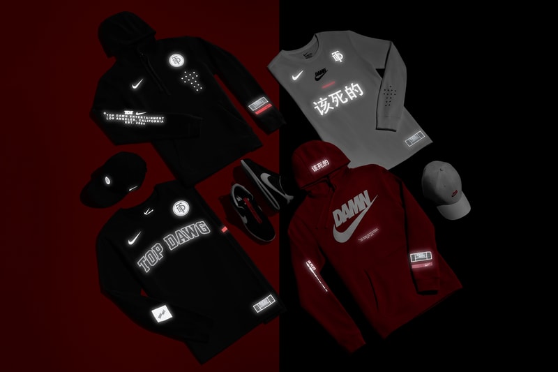 Nike Top Dawg Entertainment TDE Partnership Kendrick Lamar Championship Tour Nike Cortez Shirts Hoodies Caps Hats