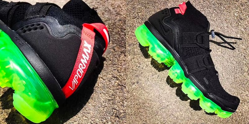 Neon Sole to the VaporMax Utility 
