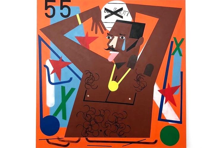 Nina Chanel Abney Creates Bold New Paintings for "Travelogue" Exhibit