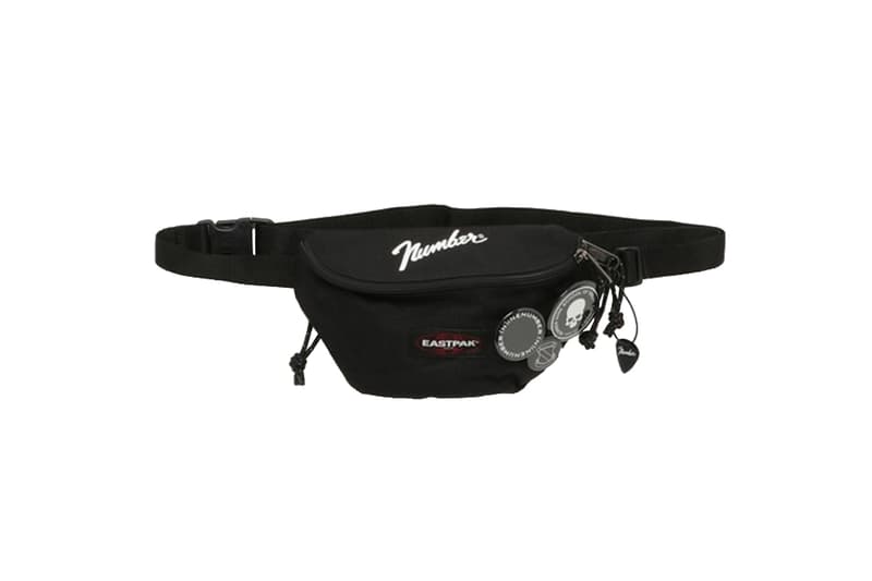number nine (N) eastpak collaboration bags backpack shoulder bag sacoche fanny pack waist fender button guitar pick