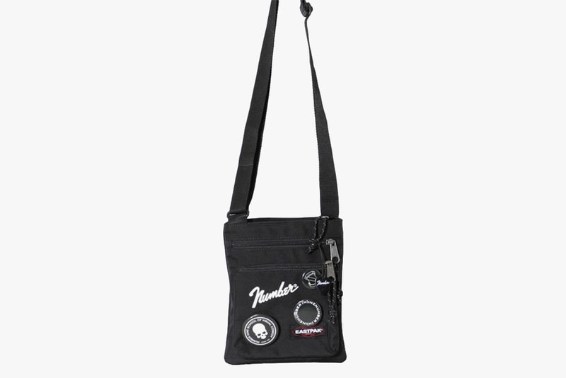 number nine (N) eastpak collaboration bags backpack shoulder bag sacoche fanny pack waist fender button guitar pick