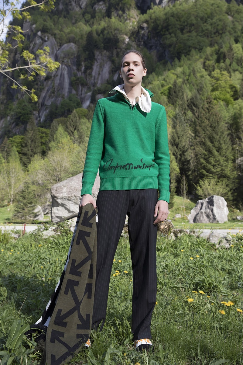 Off-White virgil abloh pre spring cruise 2019 collection impressionism drop release collection lookbook may 21 2018 drop release launch debut buy