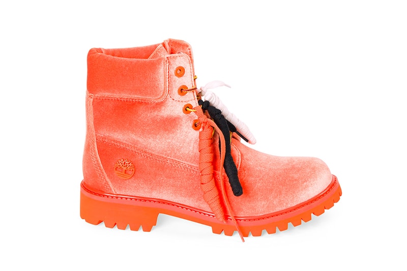 Off White Timberland 6 Boots Orange Release Virgil Abloh