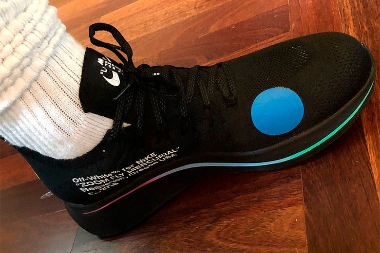 Virgil Abloh x Nike Zoom Fly Mercurial Flyknit Black j.r. smith