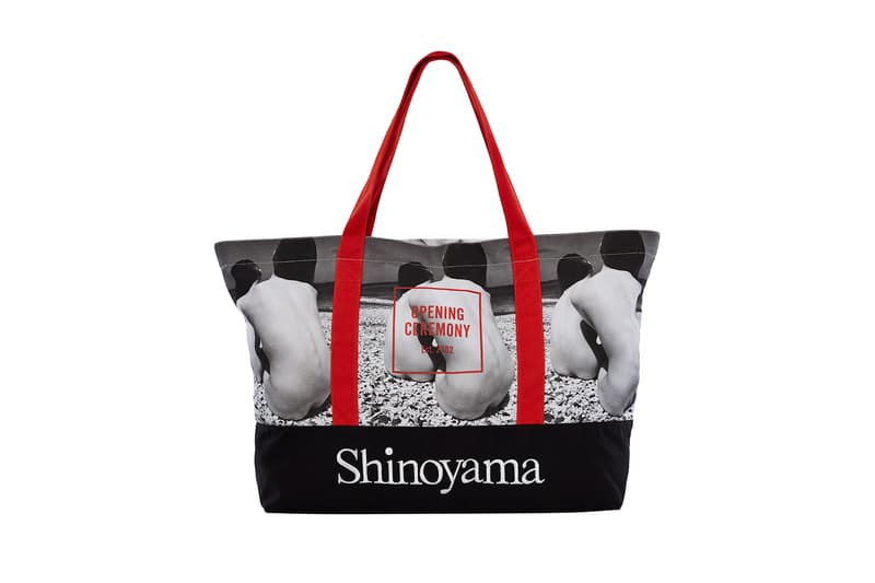 Opening Ceremony Kishin Shinoyama capsule collaboration collection nude photographs japanese tee shirts bag tote may 22 2018 drop release date