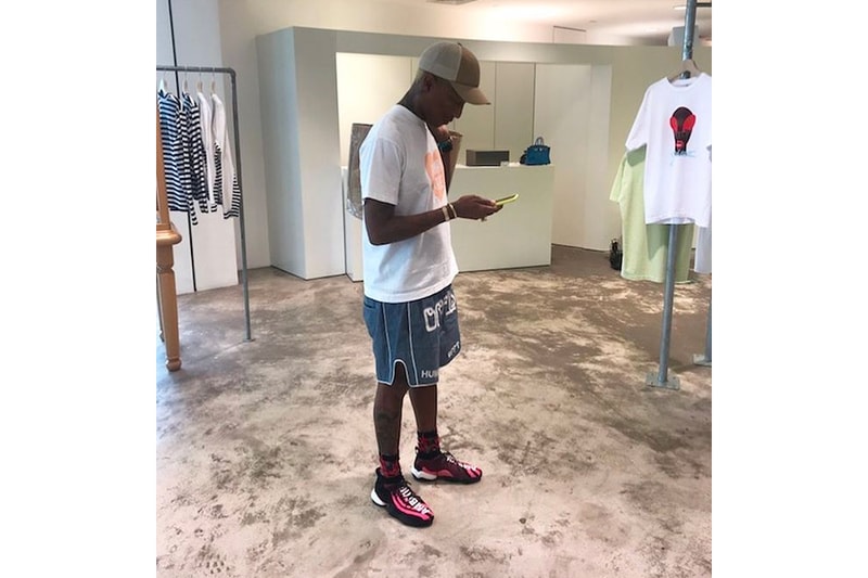 Pharrell williams adidas Crazy BYW Black And Pink first look AMBITION summer drop june 2018 adidas originals adidas Hoops footwear