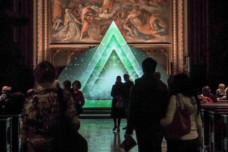 Philipp Frank Brings Mesmerizing Light Installation to Munich Church