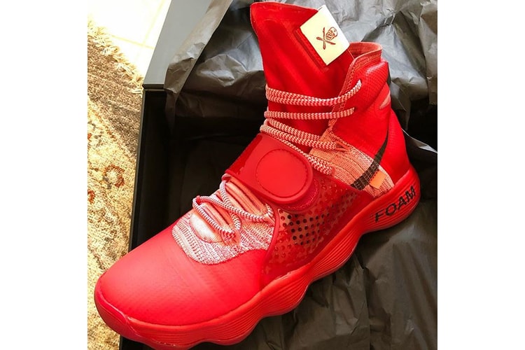 P.J. Tucker Shares Virgil Abloh x Nike Hyperdunk Customized by The Shoe Surgeon