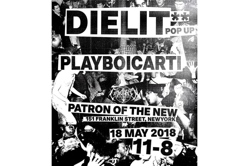 Playboi Carti & Patron of the New Join Forces on a 'Die Lit' Pop-Up Event