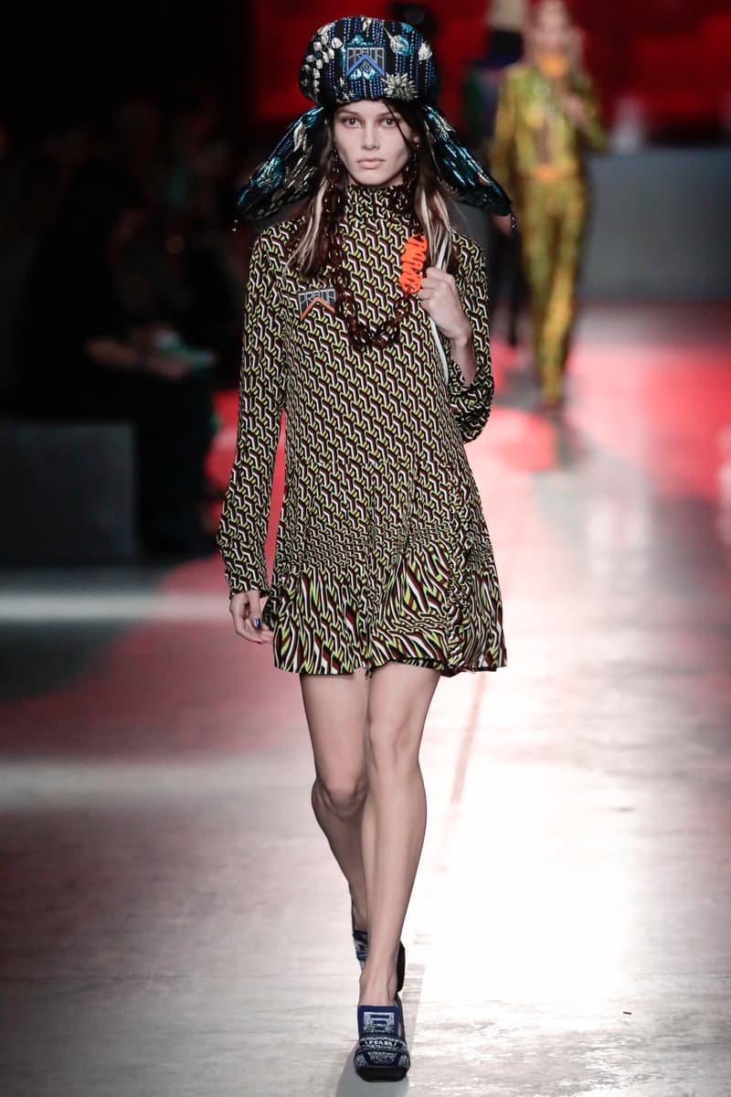Prada Resort 2019 Collection Runway Show New York City Ugly Prints 1990s