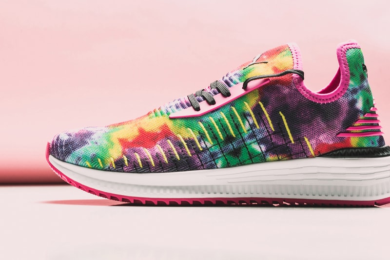 Puma Avid Evoknit Haze Beetroot Purple first look release info May 18 multicolored sneaker footwear