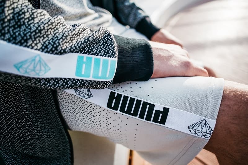PUMA Diamond Supply Spring Summer 2018 Drop 2 track jacket clyde sock lo abyss wind backpack