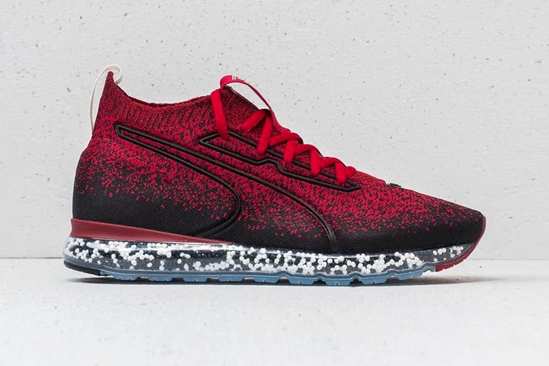 PUMA Jamming Cushion Red Dahlia Black Lawsuit EVOknit
