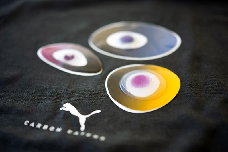 PUMA MIT Design Lab Biodesign Project breathing sneakers bacteria carbon insoles t-shirt sportswear biology