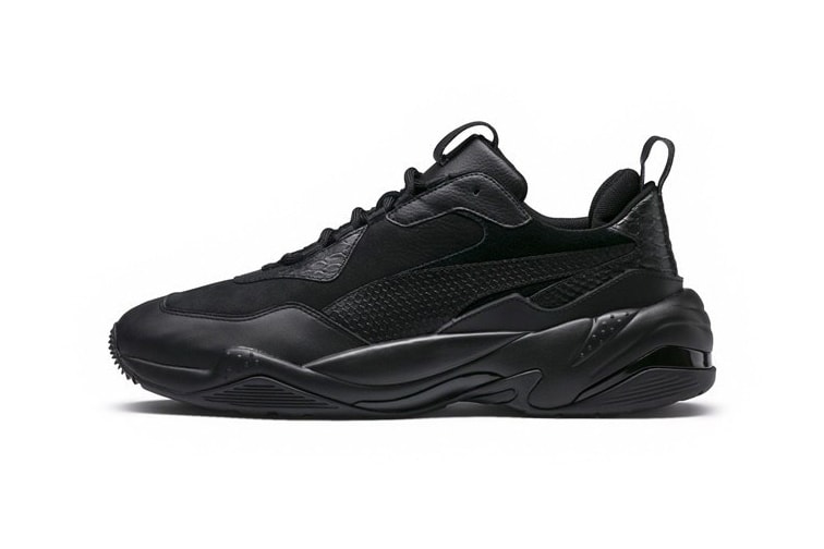 PUMA Thunder Spectra Triple Black All Black First Look Sneaker Dad Shoe August 1 2018 release date info