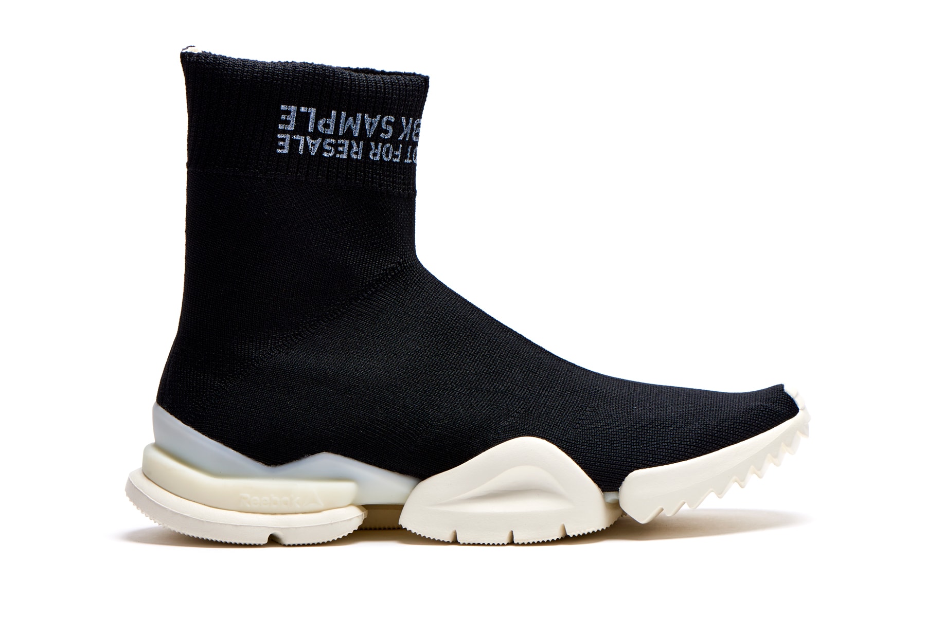 Reebok Sock Run.R Barneys exclusive drop vetements Not For Resale RBK Sample black sole technical knit may 11 18 2018 spring summer