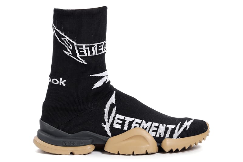 vetements x reebok sock trainer