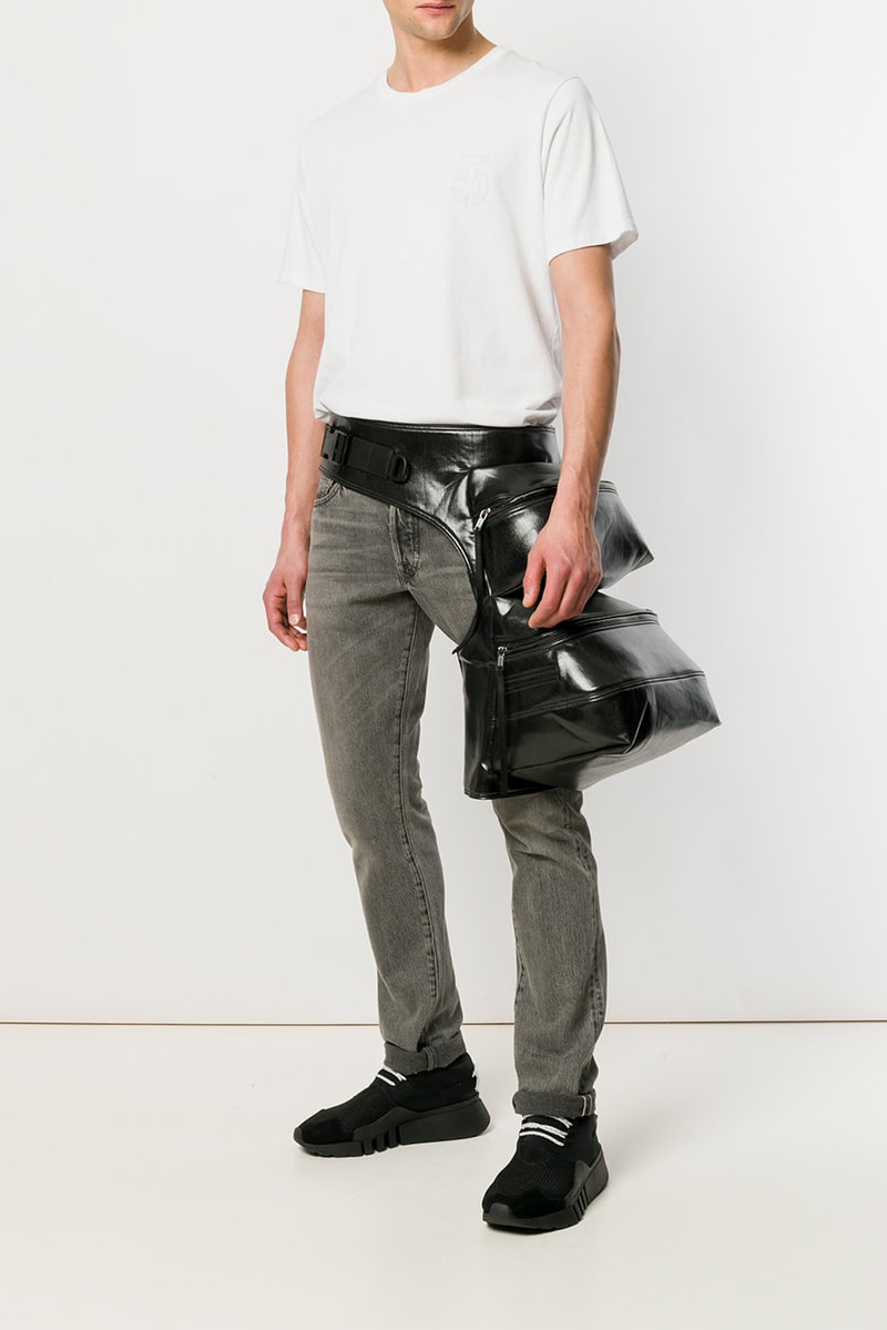 Rick Owens Double Cargo Backpack Leg Pack Black Silver Olive Bags Accessories Trends