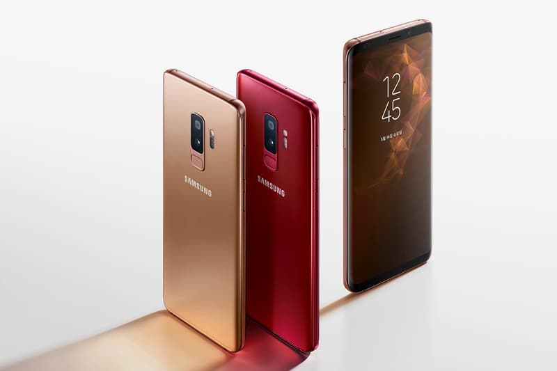 Samsung Galaxy S9 Plus Sunrise Gold Burgundy S9+ phone new colors release date info drop