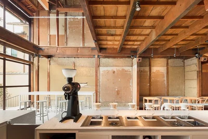 Blue Bottle Coffee Kyoto cafe japan Schemata Architects address architecture design interior