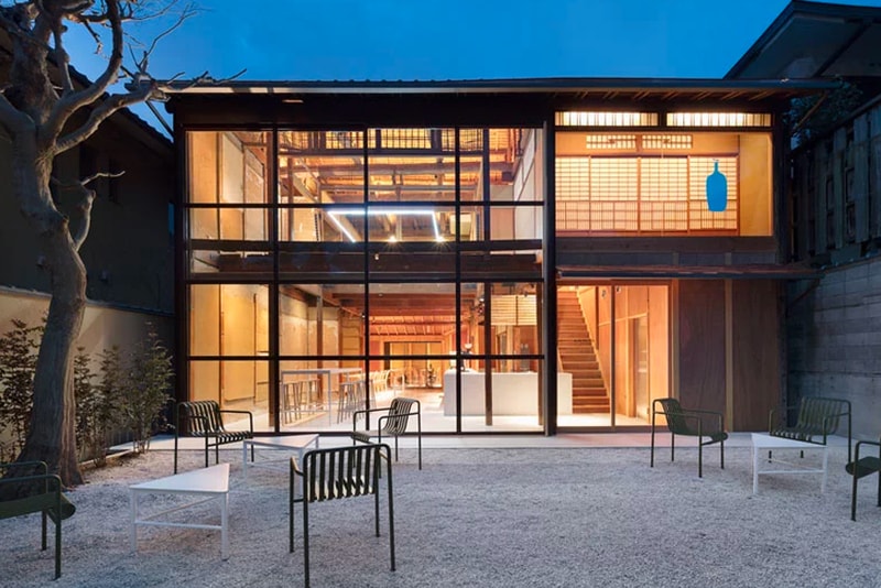 Blue Bottle Coffee Kyoto cafe japan Schemata Architects address architecture design interior