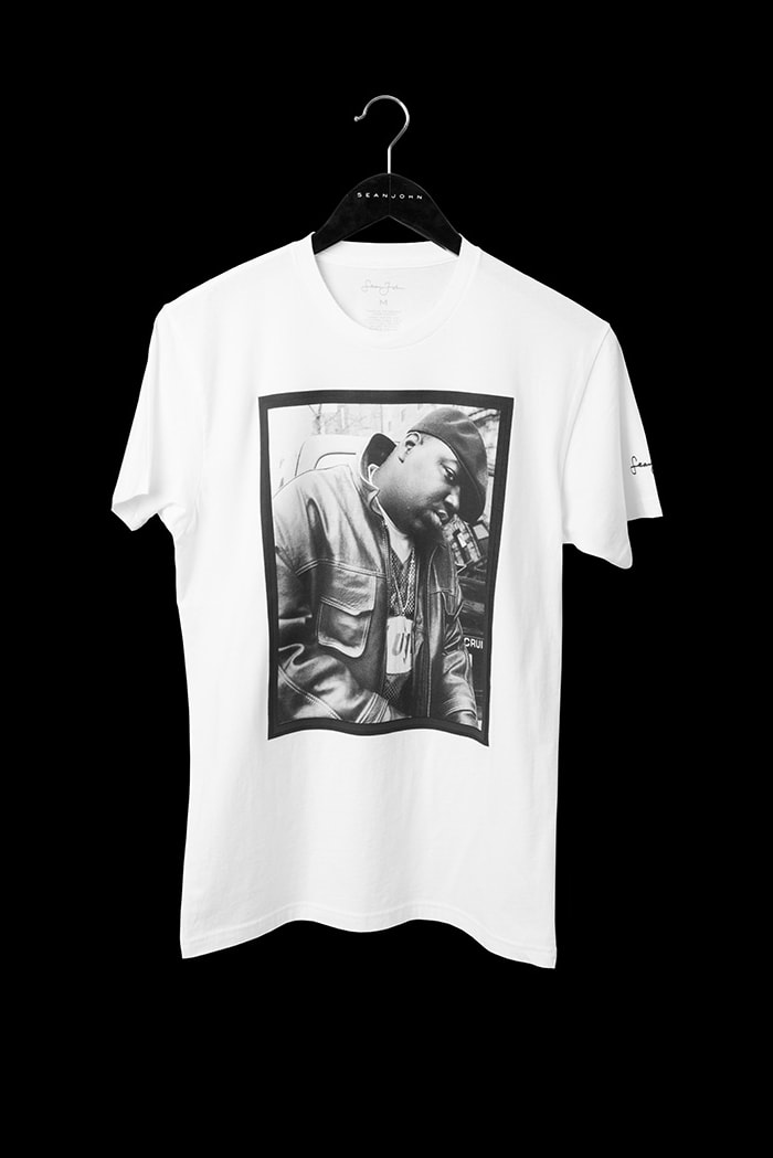 Sean John 20th Anniversary Gallery Collection aaliyah biggie jimi hendrix chaka khan marvin gaye T-shirts release info diddy