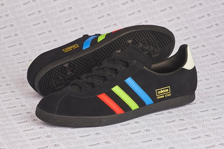size? Exclusive adidas Originals Trimm Star "VHS" Debuts in "Black"