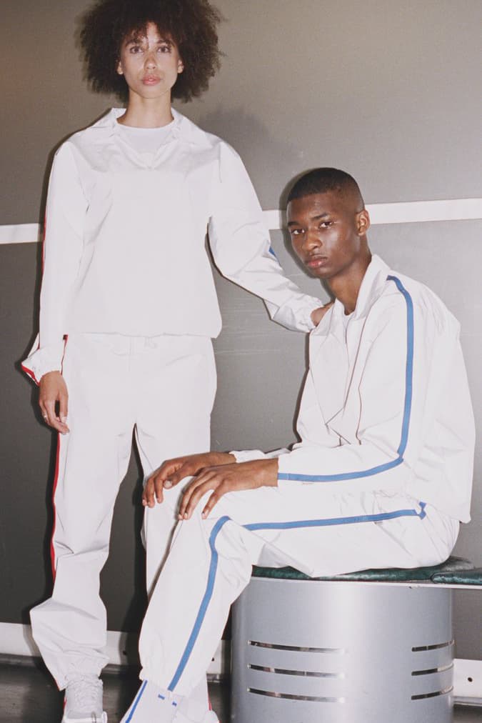 Skepta MAINS Collab Collaboration Collection Release Details June 1 Purchase Cop Available White Red Blue Tracksuits Trackpants Jackets