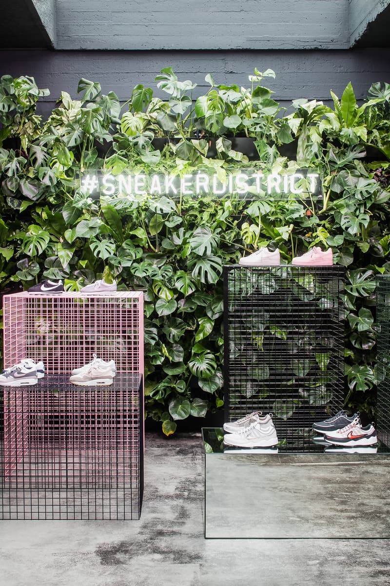 Sneaker District Store Antwerp Belgium Nike Raf Simons Kvadrat Elephant Print Architecture Design Interior Exterior Influence Inspiration Address Details Opening