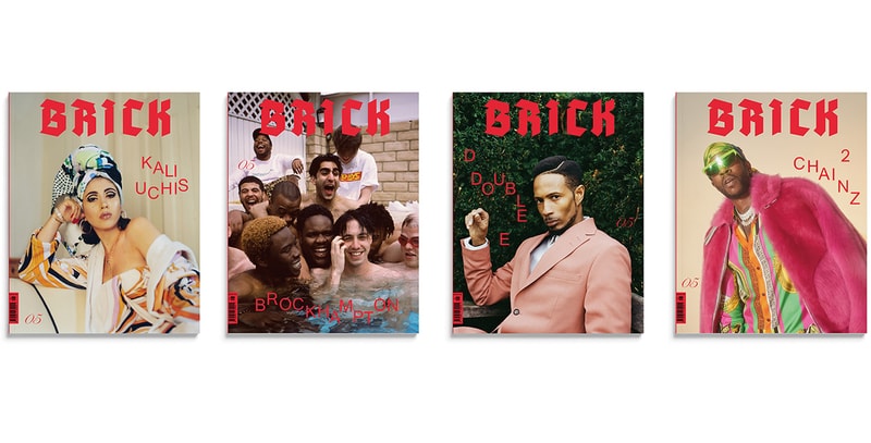 Sneakersnstuff BRICK Magazine edition 5 photography kali uchis 2 chains brockhampton trippie redd rich the kid