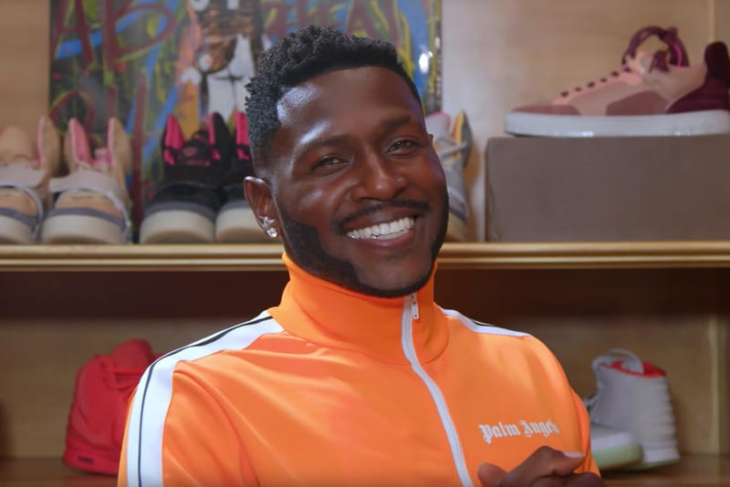 Steelers' Antonio Brown Showcases His Closet Filled with Tons of Heat