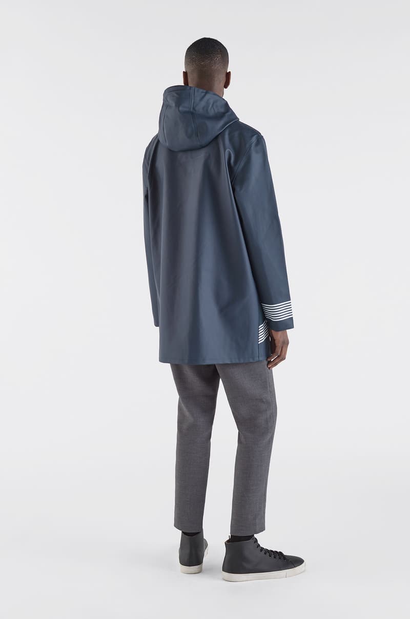 Band of Outsiders Stutterheim Fall Winter 2018 FW 2018 London Fashion Week Mens Raincoat Collaboration Collection