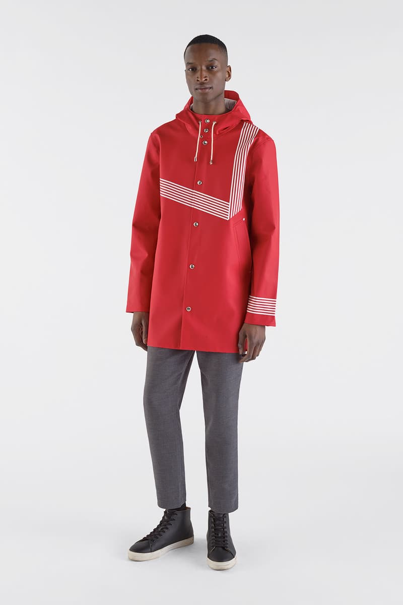Band of Outsiders Stutterheim Fall Winter 2018 FW 2018 London Fashion Week Mens Raincoat Collaboration Collection