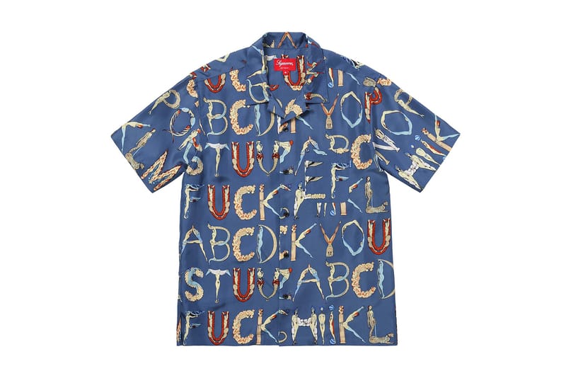 supreme alphabet shirt