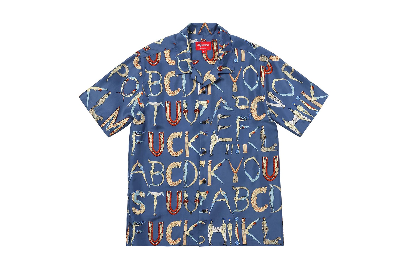 Supreme Alphabet SS18 Pulled cease and desist not releasing no release artist erte c and d