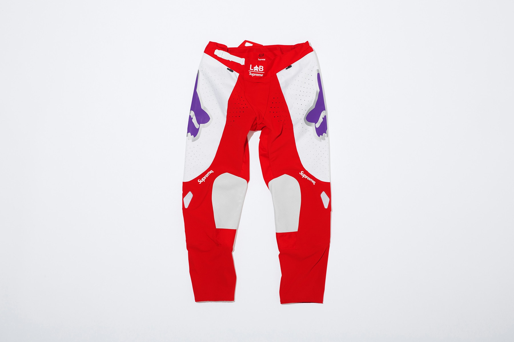 Supreme x Fox Racing Moto Pant Red Front