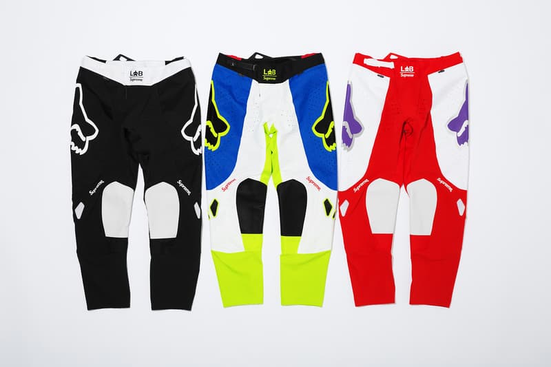 Supreme x Fox Racing Moto Pant Front Group