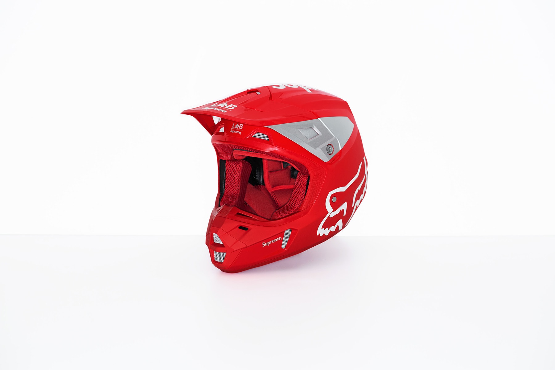 Supreme x Fox Racing V2 Helmet Red